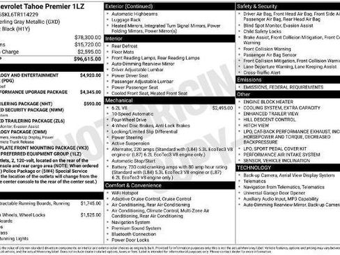 New 2026 Chevrolet Tahoe Premier image 35