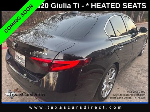 Used 2020 Alfa Romeo Giulia Ti w/ Active Blind Spot Package image 5