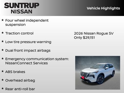 New 2026 Nissan Rogue SV image 16