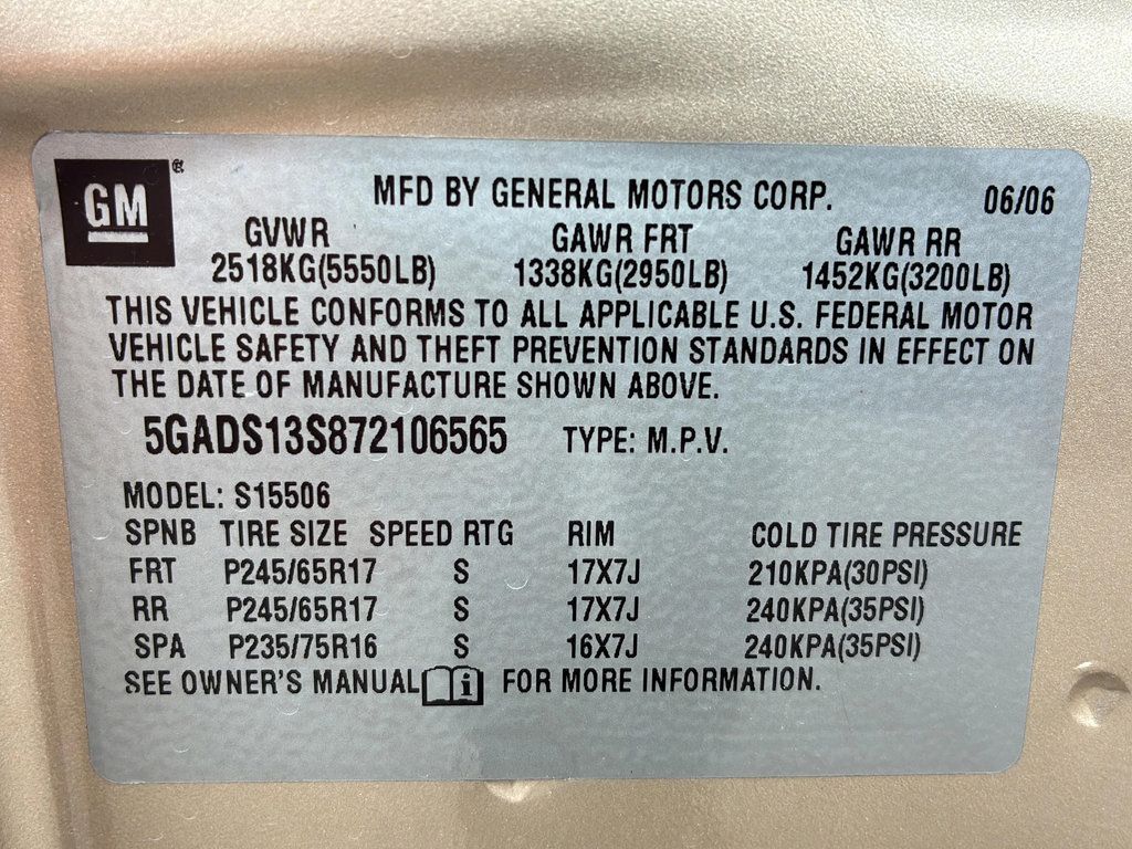 Used 2007 Buick Rainier CXL RWD image 27