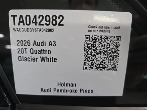 New 2026 Audi A3 2.0T Premium AWD/4WD image 25