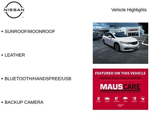 Used 2015 Honda Civic EX-L image 8