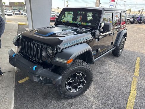 Used 2021 Jeep Wrangler Unlimited Rubicon 4xe image 1