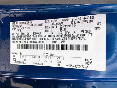 Used 2017 Ford Escape SE w/ SE Sport Appearance Package image 34