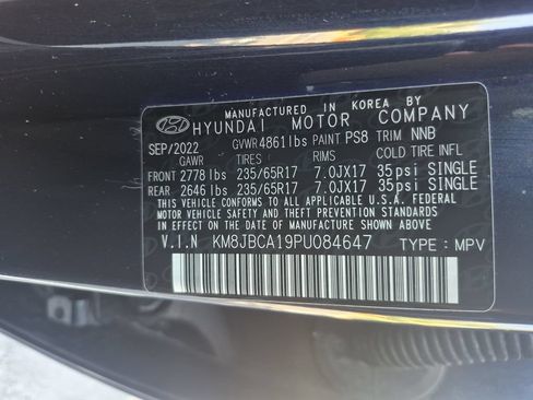Used 2023 Hyundai Tucson Blue AWD/4WD image 25