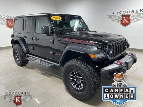 Used 2024 Jeep Wrangler Unlimited Rubicon w/ XTREMEE 35" Tire Package AWD/4WD image 1