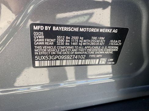 New 2025 BMW X3 xDrive30i w/ Premium Package image 37