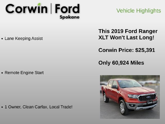 Used 2019 Ford Ranger XLT w/ FX4 Off-Road Package AWD/4WD image 12