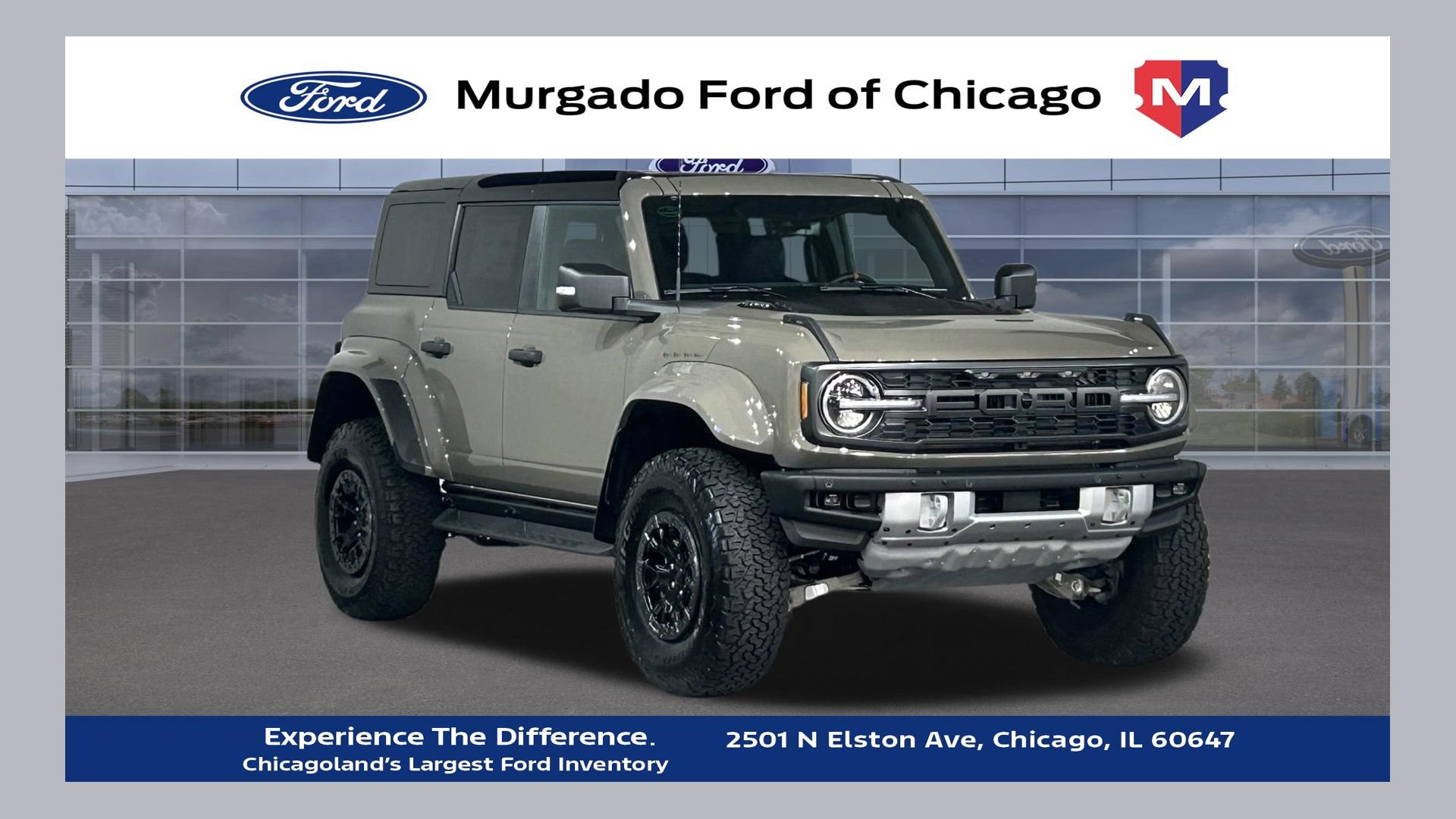 New 2026 Ford Bronco Raptor w/ Interior Carbon Fiber Pack AWD/4WD 360° Tour
