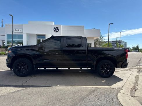 Used 2024 Chevrolet Silverado 1500 Custom w/ Turbomax Blackout Package AWD/4WD image 2