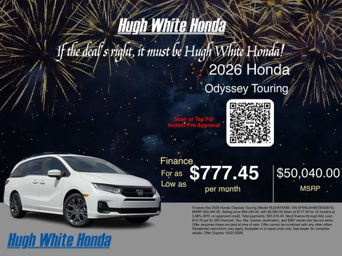 New 2026 Honda Odyssey Touring image 7