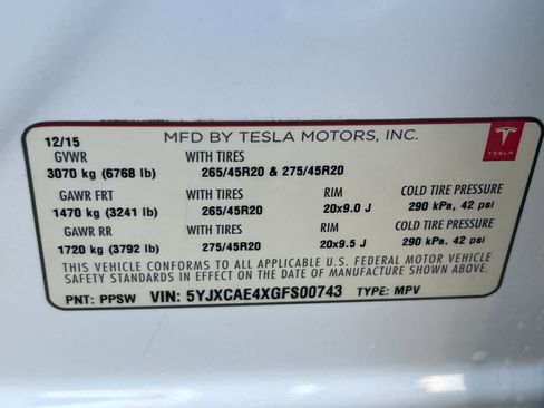 Used 2016 Tesla Model X P90D image 32