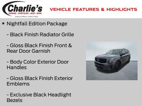 Used 2022 Kia Telluride SX w/ Nightfall Edition Package image 13