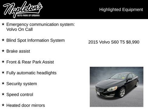 Used 2015 Volvo S60 T5 image 6