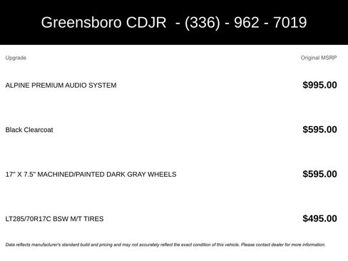 New 2026 Jeep Gladiator Mojave AWD/4WD image 5