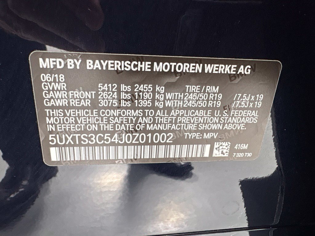 Used 2018 BMW X3 M40i w/ Premium Package AWD/4WD image 10