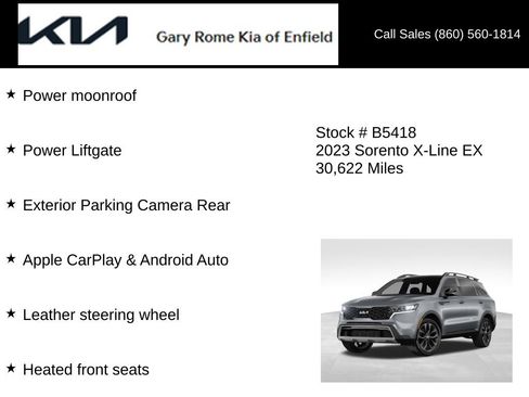 Used 2023 Kia Sorento X-Line EX AWD/4WD image 5