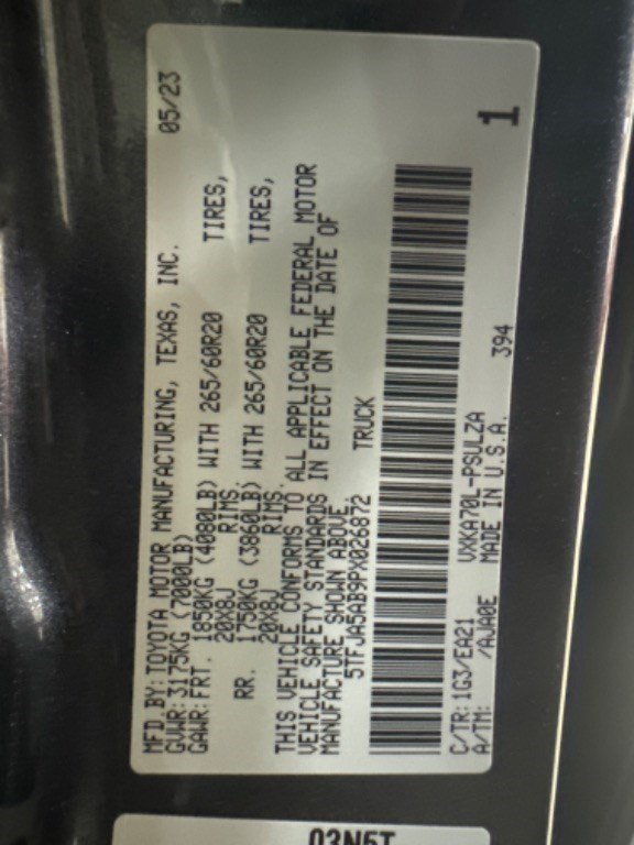 Used 2023 Toyota Tundra Limited w/ Power Package RWD image 40
