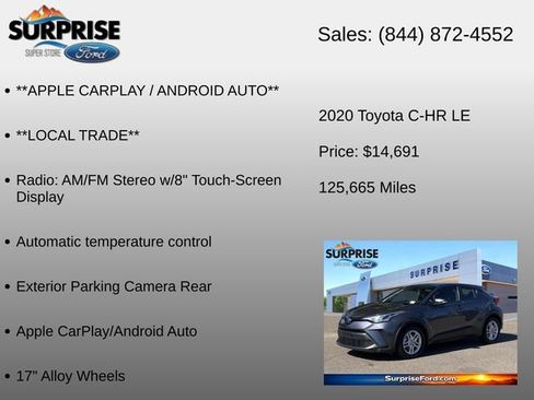 Used 2020 Toyota C-HR LE FWD image 6