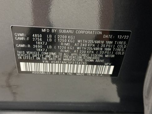 Used 2023 Subaru Outback Limited AWD/4WD image 11