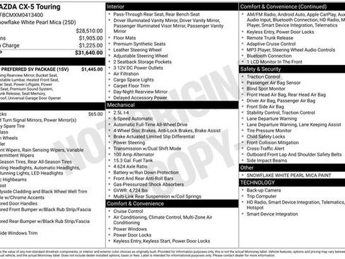 Used 2021 MAZDA CX-5 Touring w/ Touring Preferred SV Package image 6