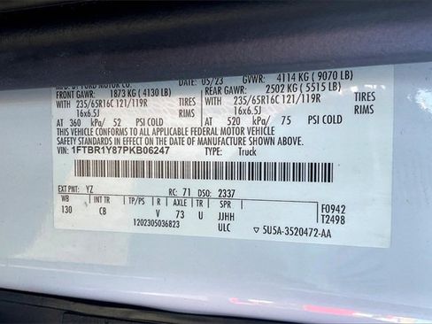 Certified 2023 Ford Transit 250 Low Roof w/ Exterior Upgrade Package image 31