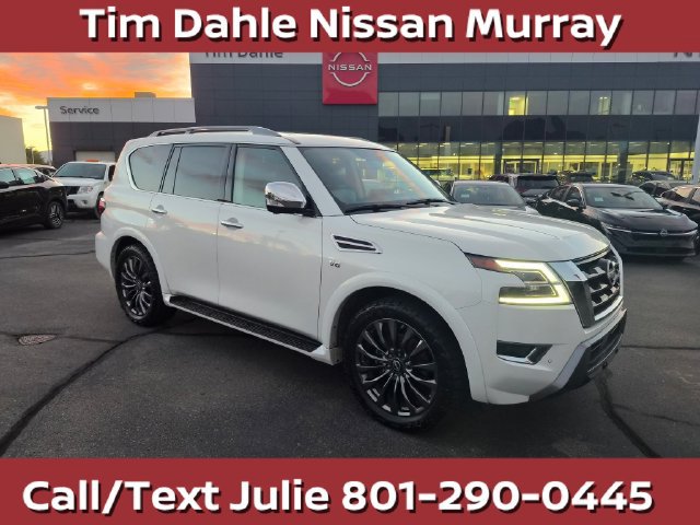 Used 2021 Nissan Armada Platinum w/ Captain's Chairs Package AWD/4WD image 1