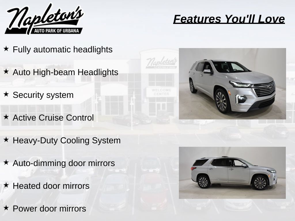 Used 2022 Chevrolet Traverse Premier w/ LPO, Floor Liner Package AWD/4WD image 20