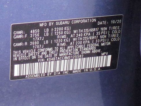 Used 2021 Subaru Outback Premium image 34