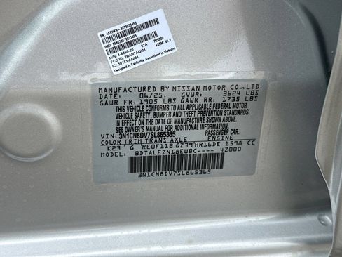 Used 2025 Nissan Versa S w/ S Plus Package FWD image 32
