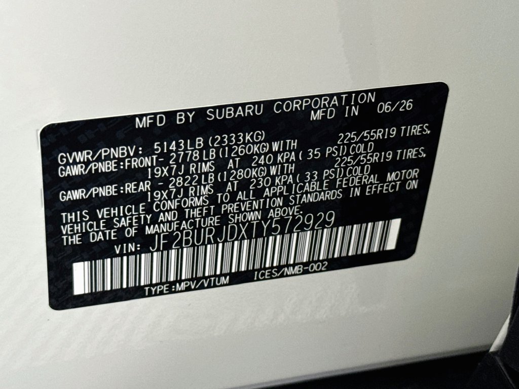 New 2026 Subaru Outback Touring XT AWD/4WD image 34