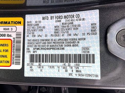 Certified 2023 Ford Bronco Sport Badlands AWD/4WD image 27