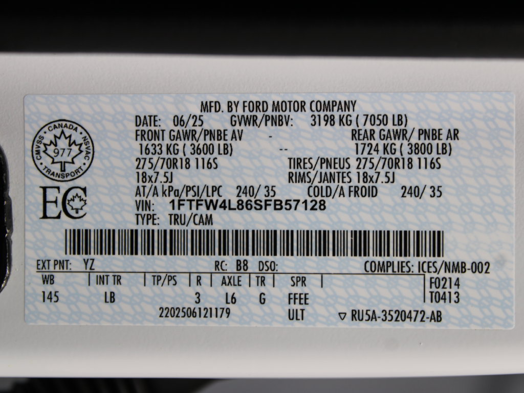 Used 2025 Ford F150 Tremor w/ Bed Utility Package AWD/4WD image 81