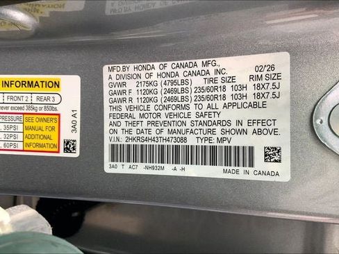 New 2026 Honda CR-V EX image 18