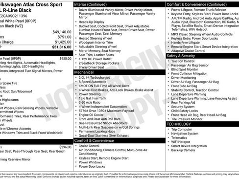 Certified 2025 Volkswagen Atlas Cross Sport SEL R-Line image 9