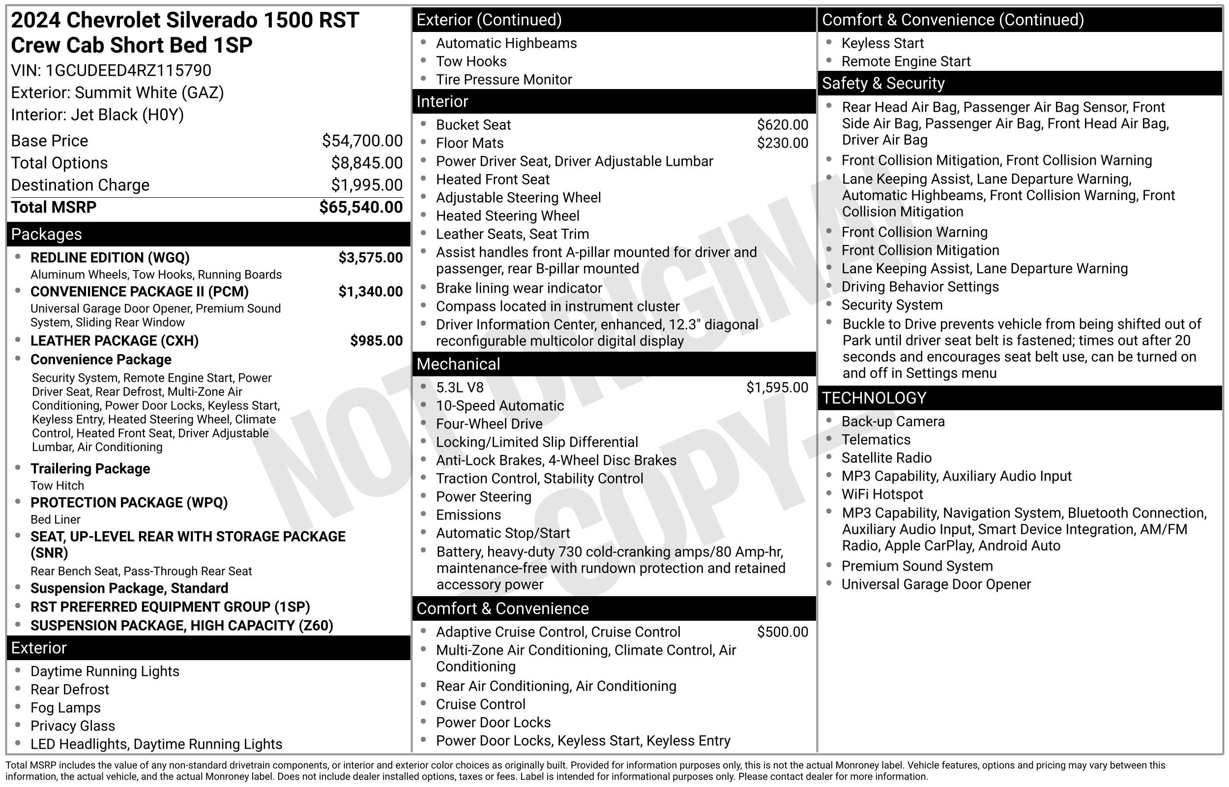 Used 2024 Chevrolet Silverado 1500 RST w/ Redline Edition AWD/4WD image 41
