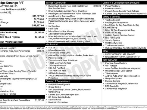 Used 2021 Dodge Durango R/T w/ Blacktop Package AWD/4WD image 36