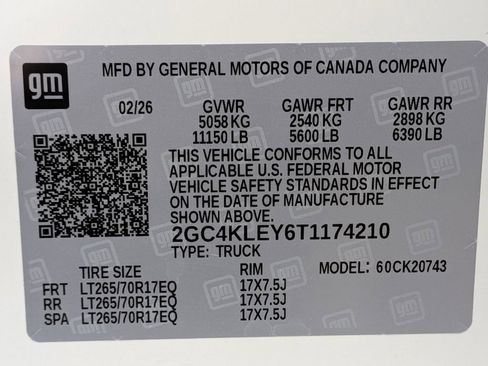 New 2026 Chevrolet Silverado 2500 W/T AWD/4WD image 22