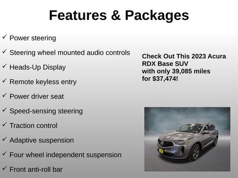Used 2023 Acura RDX AWD w/ Advance Package image 12