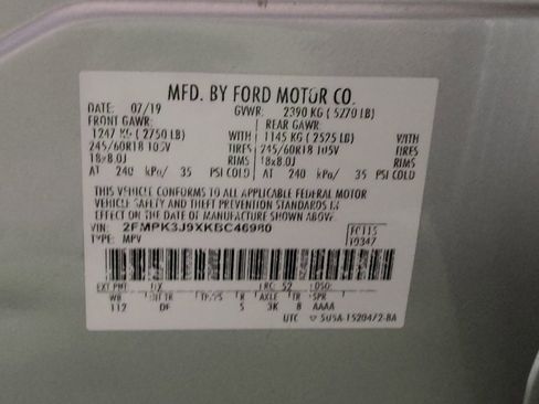 Used 2019 Ford Edge SEL image 33