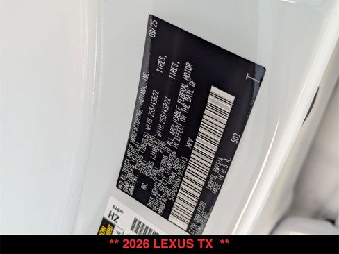 New 2026 Lexus TX 500h AWD w/ Technology Package image 22