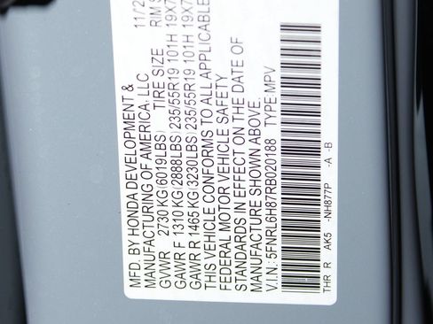 Certified 2024 Honda Odyssey Touring image 40