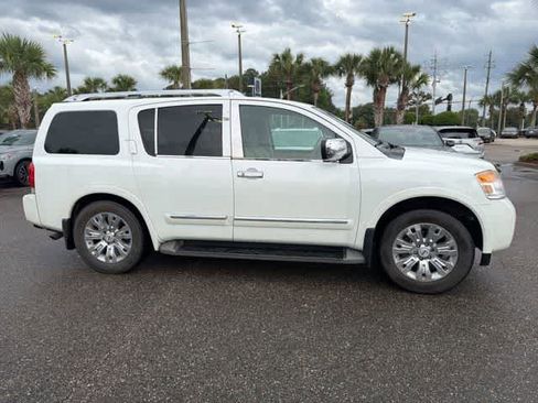 Used 2015 Nissan Armada Platinum w/ 2nd Row Captain Seat Package RWD image 11