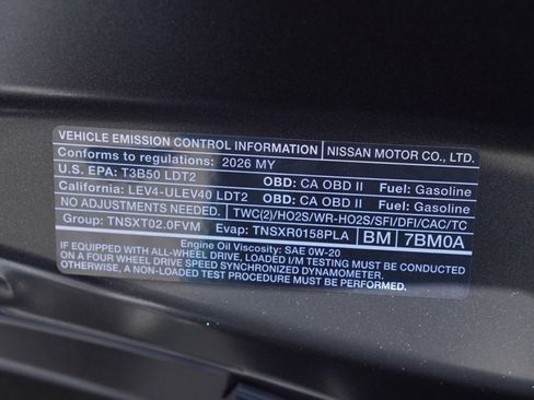 New 2026 Nissan Murano SV image 21