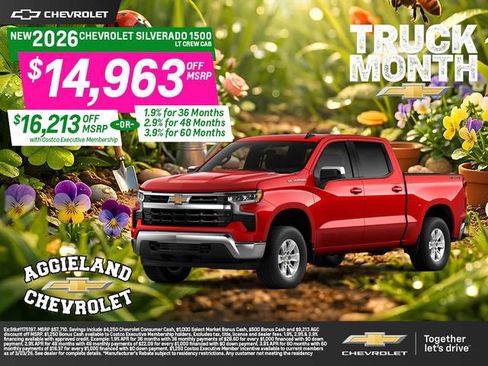 New 2026 Chevrolet Silverado 1500 LT w/ Texas Edition Plus image 4