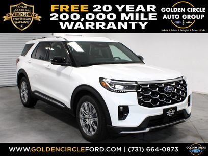 New 2026 Ford Explorer Platinum