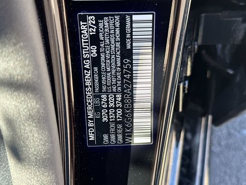 Certified 2024 Mercedes-Benz S 580e 4MATIC Sedan image 35