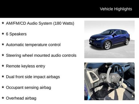 Used 2016 Honda HR-V EX image 7