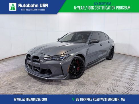 Used 2022 BMW M3 Competition w/ M Carbon Exterior Package AWD/4WD image 1