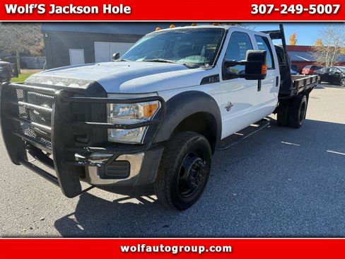 Used 2012 Ford F550 4x4 Crew Cab Super Duty w/ PWR Equipment Group image 1